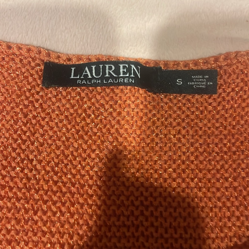 Rust Ralph Lauren knitted sweater - Picture 5 of 7